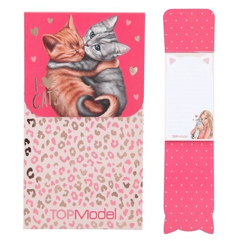 TOPModel Pad With Magnet Closure CAT red