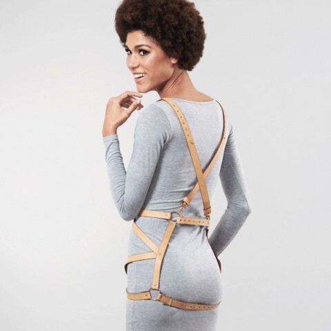 Упряжь MAZE- Arros Dress от Bijoux Indiscrets, коричневый