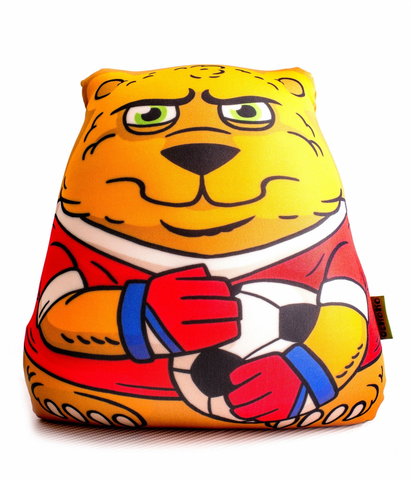 Мягкая игрушка-подушка Gekoko «Медведь-вратарь» 2