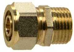 Соединитель 16х1/2" НР для м/п