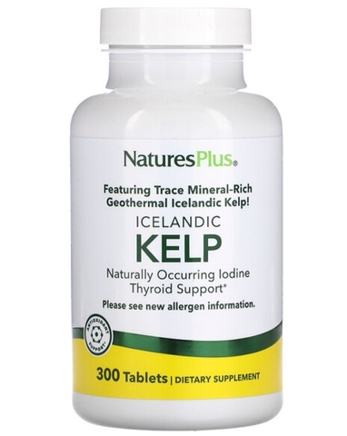 Nature's Plus, Icelandic Kelp, 300 таблеток
