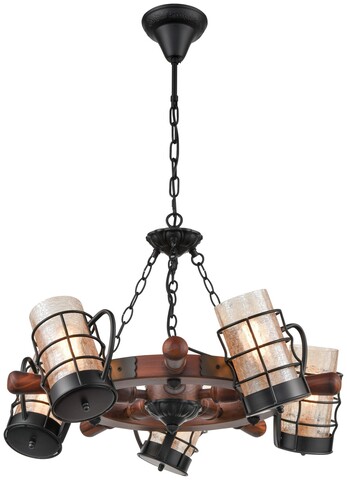 Люстра подвесная Velante Wooden 561-703-05
