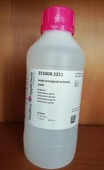Уксусная кислота (ледяная), 99,5%, хим. чистая, 1 л PanReac AppliChem