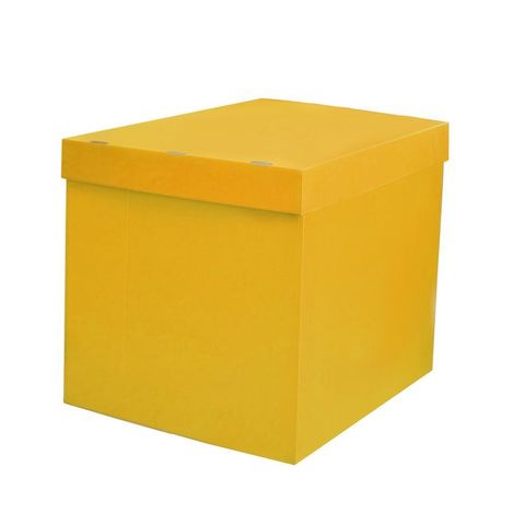 Коробка для шаров (желтый) 60*80*80 см (Ш*Д*В)