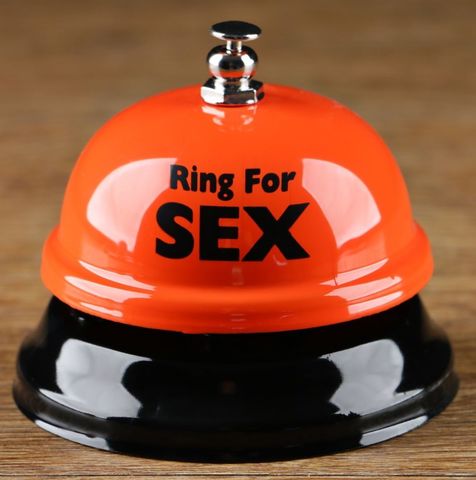 Настольный звонок RING FOR SEX - Сима-Ленд 2757070