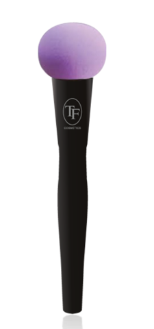 ТФ HC-04  Кисть-спонж с ручкой д/тон основ, румян, пудры (сиреневый)