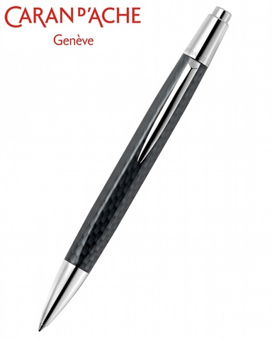 Ручка шариковая Caran d'Ache Office Alchemix Carbone & Chrome (4880.496)