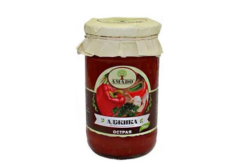 Аджика острая "Аmado", 380г