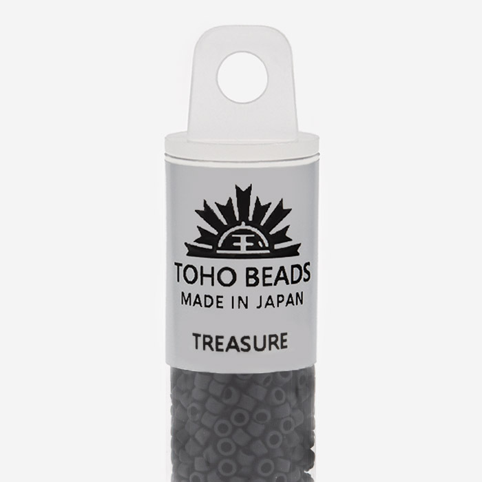 Японский бисер TOHO Treasure (№49F), непрозрачный матовый