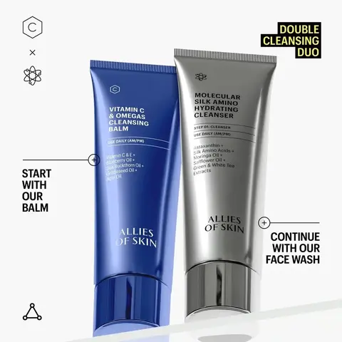 ALLIES OF SKIN Double cleansing duo