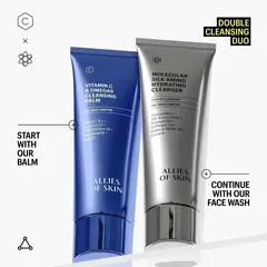 ALLIES OF SKIN Double cleansing duo