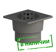ТП-104P Трап канализационный вертикальный со стальной решеткой Ду110 101200162