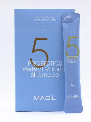 MASIL ШАМПУНЬ ДЛЯ ОБЪЕМА ВОЛОС С ПРОБИОТИКАМИ 5 PROBIOTICS PERFECT VOLUME SHAMPOO, 8 ML