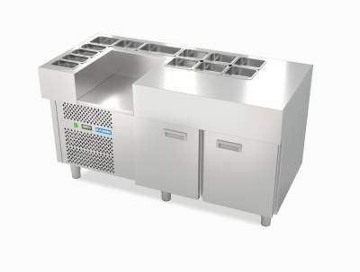 ВОК (WOK) станция индукционная Камик, 1 ниша под плиту, 1500*800*850