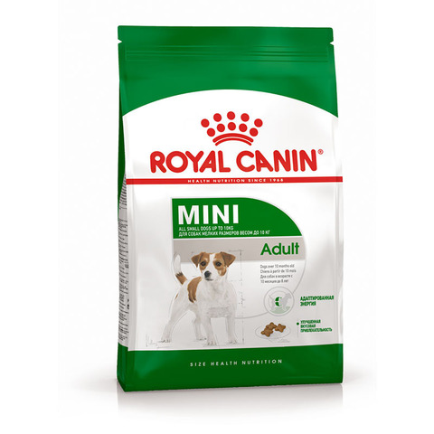 Сухой корм Royal Canin Mini Adult , для собак мелких пород (весом от 1 до 10 кг) , 800 г