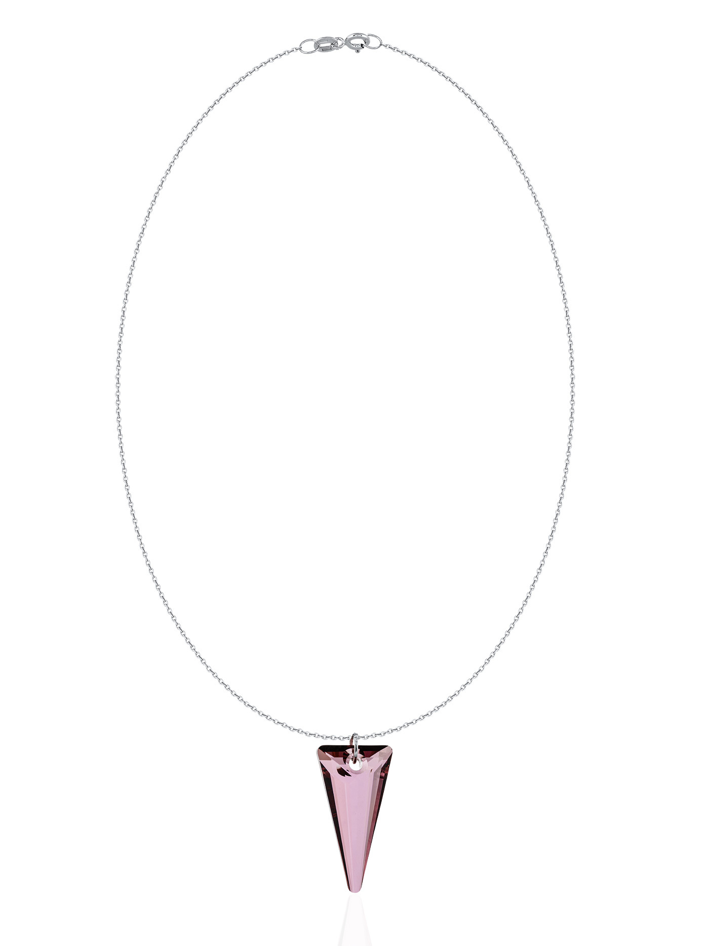 Ювелирная серебряная подвеска с кристаллом Swarovski