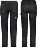 Элитные ветрозащитные брюки Noname Fjell Pants Wos Black-Dark Grey-Pink женские