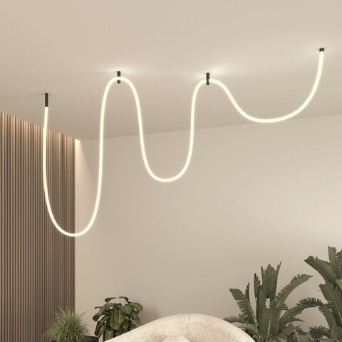 Гибкий неон Elektrostandard Full light 24V 12W 336Led 2835 IP20 круглый теплый белый, 5м