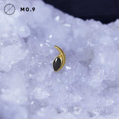 Banana Moon Black PVD Yellow