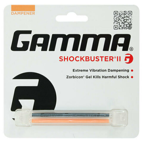 Виброгаситель теннисный Gamma Shockbuster II 1P - orange/black