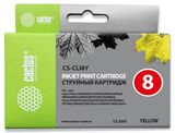 Картридж струйный Cactus CS-CLI8Y желтый (13.4мл) для Canon Pixma MP470, MP500, MP510, MP520, MP530, MP600, MP800, MP810, MP830, MP970, iP3300, iP3500, iP4200, iP4300, iP5200, iP5300, iP6600D, iP6700D, MX700, MX850, iX4000, iX5000, Pro9000, 9000Mark