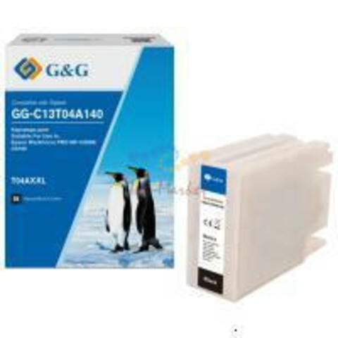 GG-C13T04A140 G&G струйный черный картридж для Epson  WorkForce WF-C8190/WF-C8690 (11500стр)