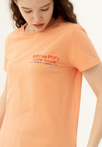 Футболка Bowery NYC "Mom And Pop's" Apricot