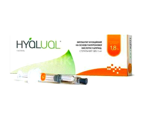 Препарат Hyalual (Гиалуаль) 1,8% рекомендован для редермализации кожи пациентов в возрасте от 35 до 45 лет.   Объем: шприцы по 1 и 2 мл.