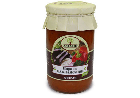 Икра из баклажанов "Аmado", 545г