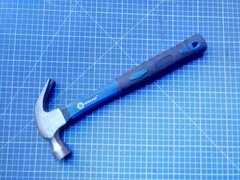 Молоток -гвоздодер КОБАЛЬТ 450 гр., фибергласовая рукоятка (240-874)