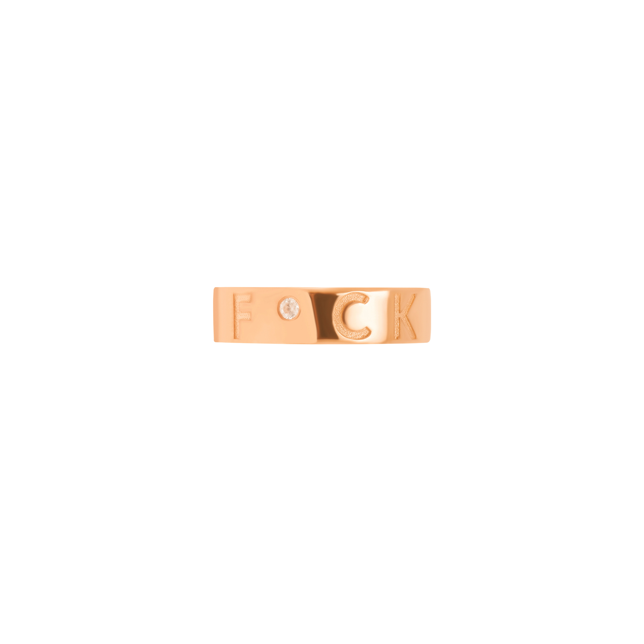 цена VIVA LA VIKA Кольцо Reminder Ring – F*CK Rose Gold