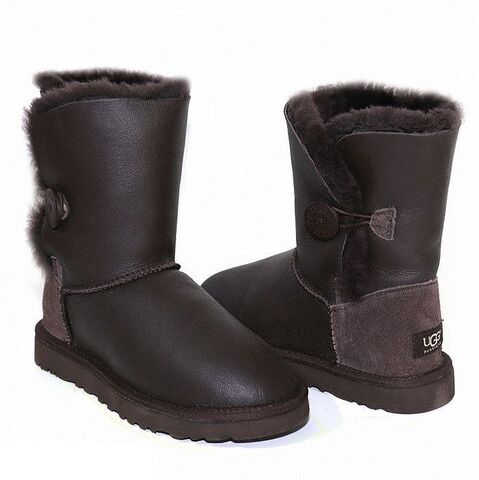 Ugg Bailey Button Metallic Chocolate