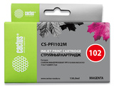 Картридж струйный Cactus CS-PFI102M PFI-102M пурпурный (130мл) для Canon IP iPF500, iPF600, iPF700, MFP M40, iPF765, LP17, LP24