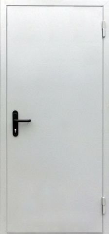 Входная металлическая дверь ДМП 60 001 (серый+серый)   из стали 1 мм с 1 замком