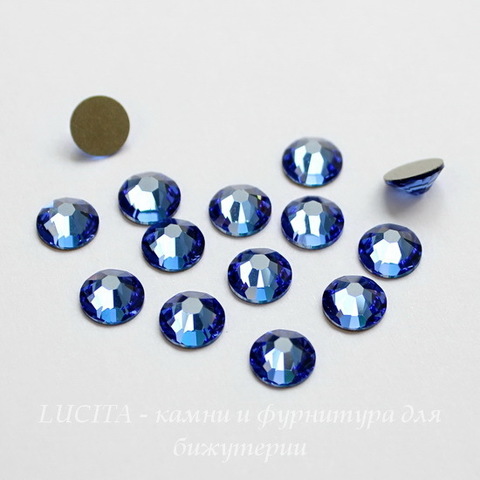 2028/2058 Стразы Сваровски холодной фиксации Sapphire ss12 (3,0-3,2 мм), 10 штук