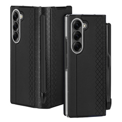Чехол с премиальной искусственной кожи с MagSafe от Dux Ducis для Samsung Galaxy Z Fold 7, серия Bril Series Case (версия с S Pen)