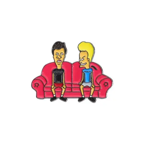 Значок металлический из мультфильма Бивис и Баттхед