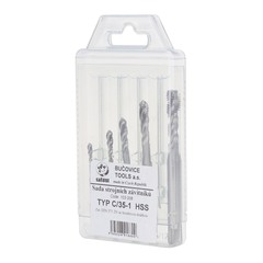 Набор метчиков машинных M3 -M8 HSS DIN371 (Винт., C/2,5P, R35) 5пр Bucovice(CzTool) 103008
