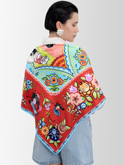 Платок «Городецкая роспись»