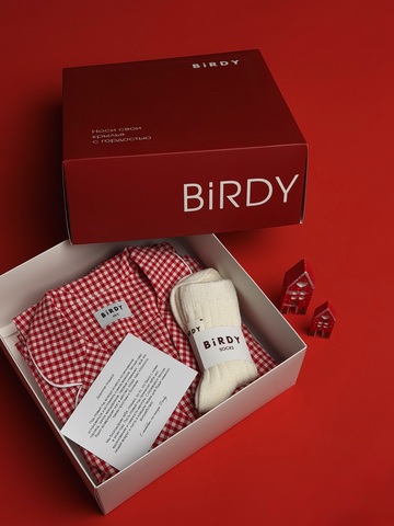 Бокс новогодний №2 | рубашка+брюки+носки