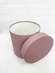 Цилиндр одиночный, Тускло-аморантно-розовый, 20*20 см, 1 шт.
