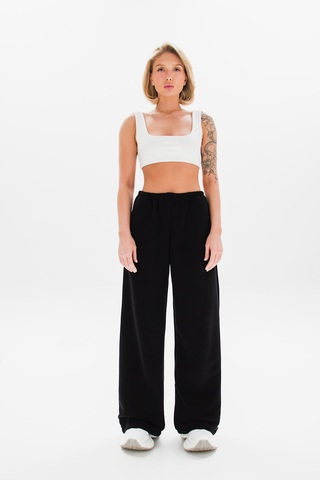 Брюки-палаццо BLACK