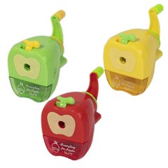 Точилка механическая Alingar, "Яблоко", 1 отверстие, пластиковый корпус, цвет ассорти, индивидуальная упаковка