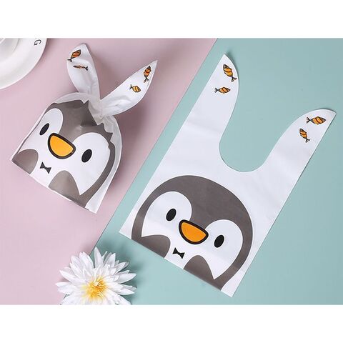 Пакет полипропиленовый, с ушками, Пингвин, 13,5*22 см, 10 шт.