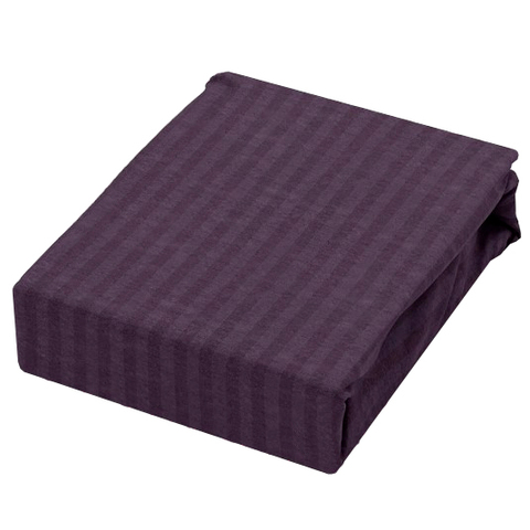 Простыня на резинке 200*160*25 DARK NIGHT, сатин