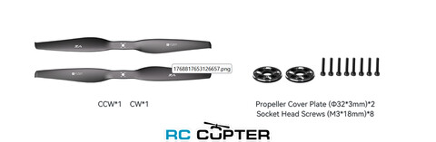 Пропеллер карбоновый VZ 26x9.5 T-Motor (пара)