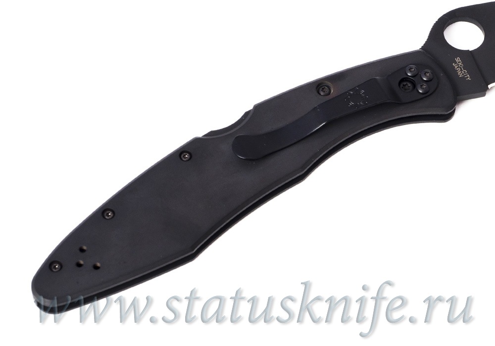 Нож Spyderco Police C07BKP Full Black Tactical