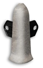 Угол наружный (внешний) с крепежом для плинтуса 70мм "Идеал Классик", 547 Лофт светло-серый