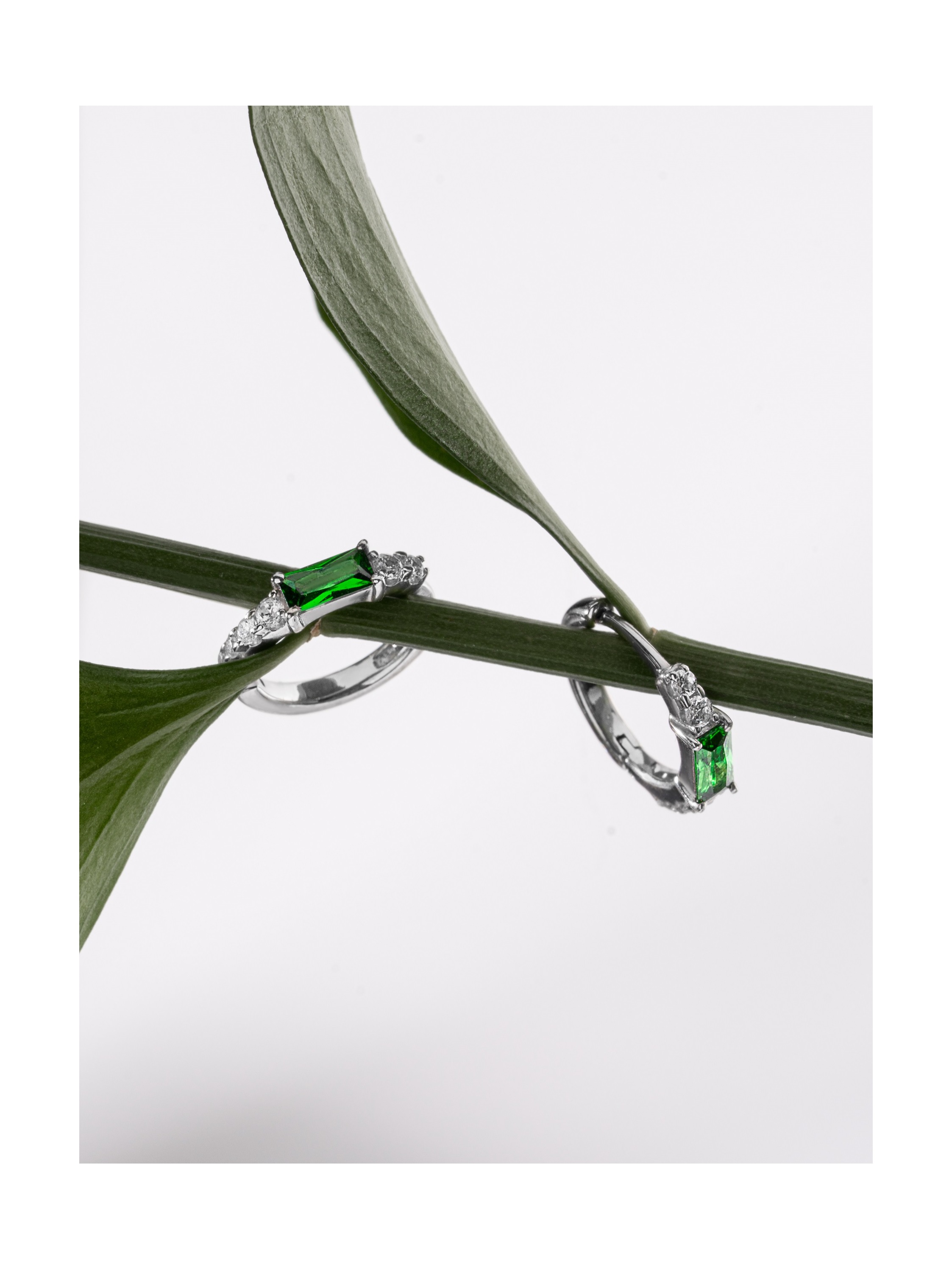 Серьги Изумрудная Империя