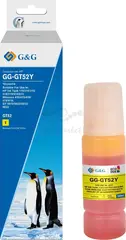 Чернила G&G GG-GT52Y желтые для HP DeskJet GT 5810, 5820, 5812, 5822 100 ml